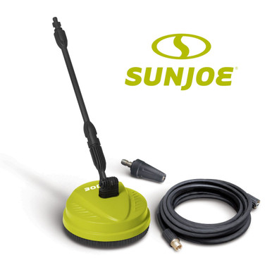 Sun Joe 10" Cleaning Attachment + Turbo Nozzle + 25-Foot Heavy-Duty Hose