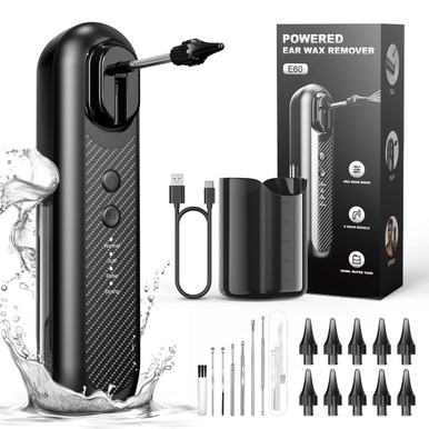 Electric Ear Wax Removal Upgraded Irrigation System 4 Modes Water Powered Cleaner Kit