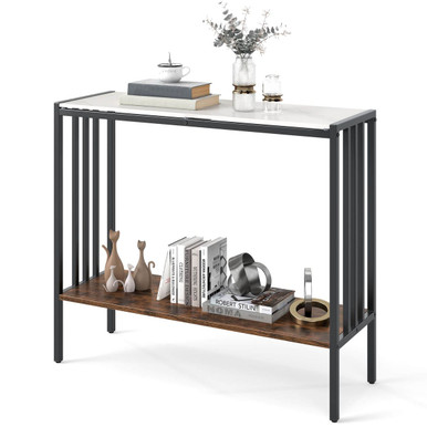 36" Console Table with Sintered Stone Tabletop
