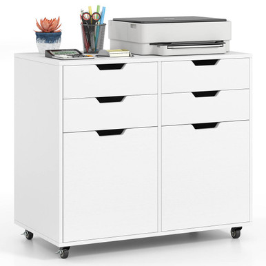 4-Drawer File Cabinet with Adjustable Metal Hinges