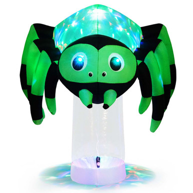 6FT Pre-Lit Halloween Inflatable Floating Spider Decoration