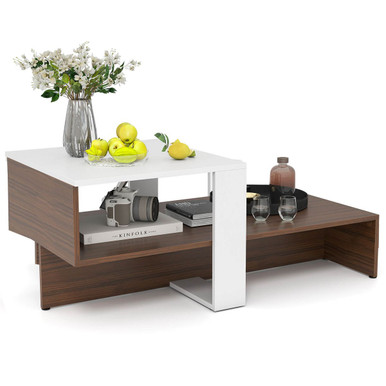 2-Tier Geometric Coffee Table