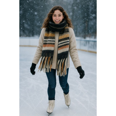 Cozy Knit Winter Scarf (2-Pack)