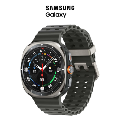 Samsung Galaxy Watch Ultra (2024), GPS+LTE- 47MM Titanium Case - Dark Gray Marine Band
