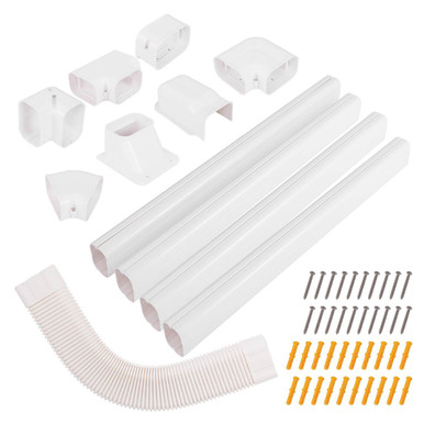 4" PVC Decorative Mini Split Line Set Cover
