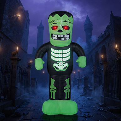 8.4-Foot LED-Lit Frankenstein Inflatable Decoration