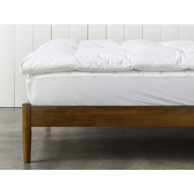 100% Hypoallergenic Down Alternative Mattress Topper with Cotton Shell - Queen