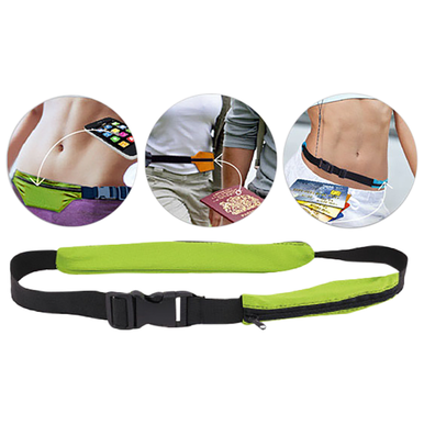 Tekno™ Smart Belt with Stretchable Hidden Pocket - Blue