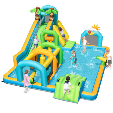 Inflatable Water Park with Climbing Wall - Without Blower