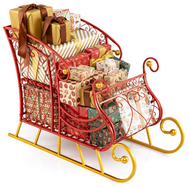 Metal Sleigh Basket