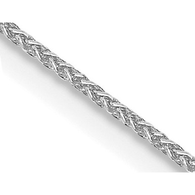 14K White Gold Spiga Chain Necklace