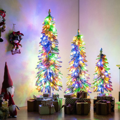 3-, 4-, and 5-foot Artificial Christmas Tree Set