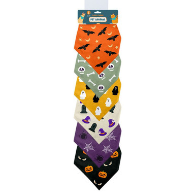 Adjustable Halloween Pet Bandana For Dogs And Cats