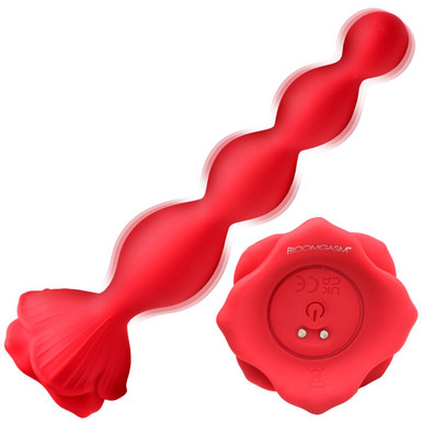 Bloomgasm Premium Silicone Beaded Rose Vibrator