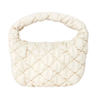 Bubble Quilted Clutch Handbag