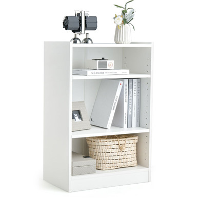 3-Tier Multipurpose Cabinet with Adjustable Shelves
