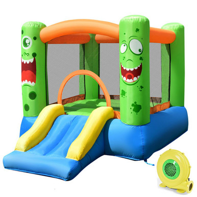 Kids Inflatable Bounce House with 480W Blower