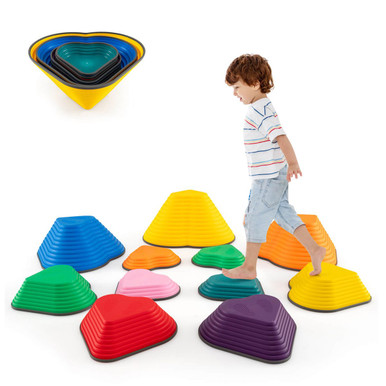 11-Piece Kids Stackable Stepping Stones