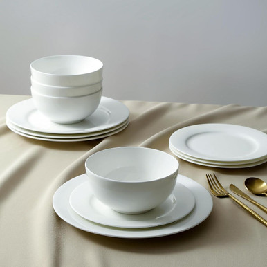 Stone Lain Aria Bone China Dinnerware Set (12 Pieces)