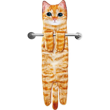 Cute Cat Hanging Hand Towel