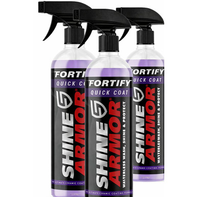 Shine Armor Car Wax Spray and Ceramic Coating (3-Pack)