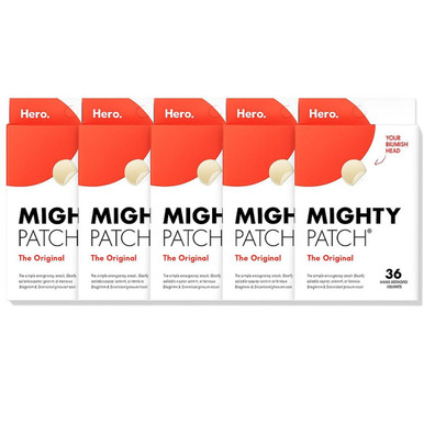 Mighty Patch Hydrocolloid Acne Pimple Patch (5-Pack)