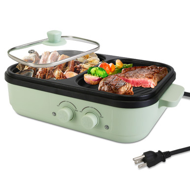 2-in-1 Electric Hot Pot and Grill