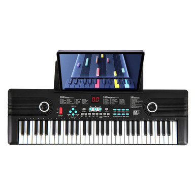 61-Key Electric Portable Digital Keyboard Bundle - Keyboard-33.5"