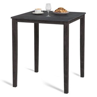 Square Dining Table with Solid Wood Frame