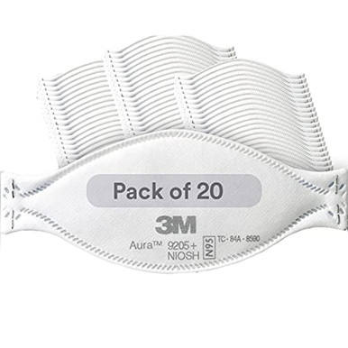 3M Aura N95 Particulate Respirator Mask (Pack of 20)