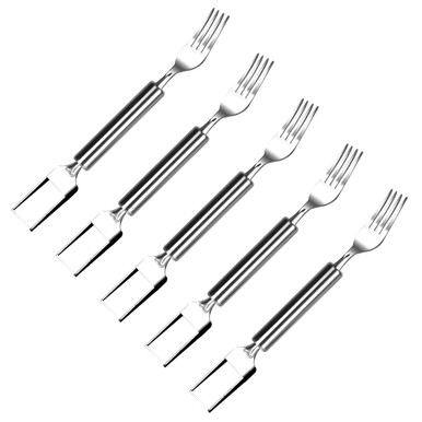 2-in-1 Watermelon Cutter Fork (5-Pack)