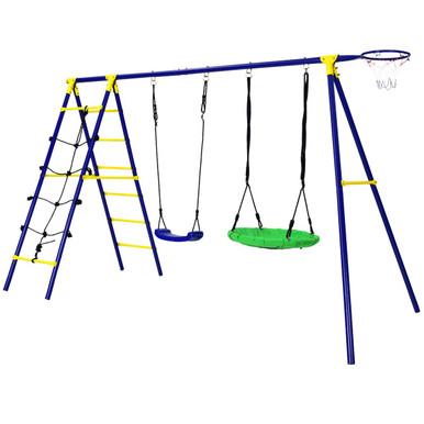 5-In-1 Outdoor Kids' Swing Set