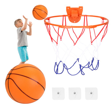 Silent Basketball (With or Without Hoop) - Silent Basketball with Hoop