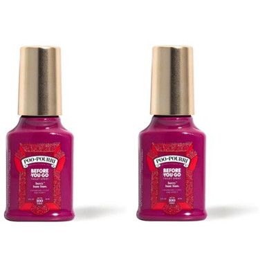 Poo-Pourri Before You Go Toilet Spray, Berry Bum Bum (2-Pack)