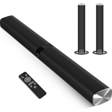 Assistrust Wired and Wireless Sound Bars for TV