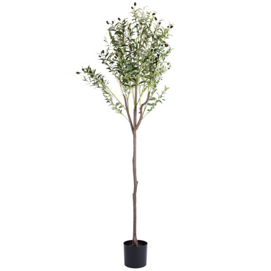 5.9-foot Artificial Olive Tree