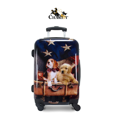 Chariot Pups 20-Inch Carry-On Hardside Spinner Luggage