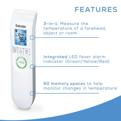 Beurer Bluetooth Non-Contact Infrared Thermometer