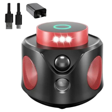 Indoor 360 Ultrasonic Pest Repeller with PIR Sensor & LED Strobe