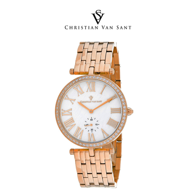 Christian Van Sant Women's Hush Mother of Pearl Dial Watch