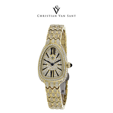 Christian Van Sant Women's Bella Gold Dial Watch