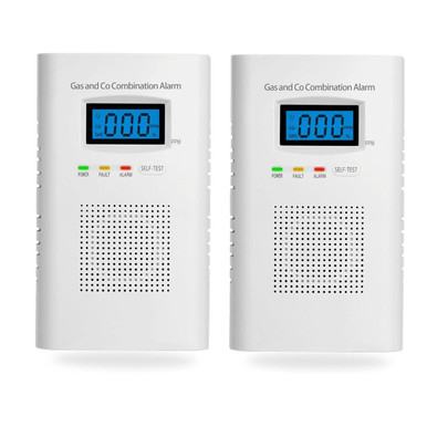 Gas & Carbon Monoxide Plug-in Detector (2-Pack)