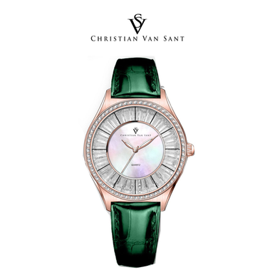Christian Van Sant Women's Luna Mother of Pearl Dial Watch