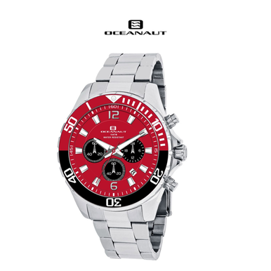 Photos - Wrist Watch Oceanaut Oceanaut Men's Sevilla Red Dial Watch OC2526