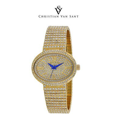 Christian Van Sant Women's Gold Dial Watch