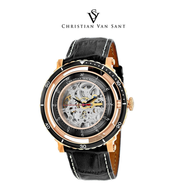 Christian Van Sant Men's Dome Silver Dial Watch