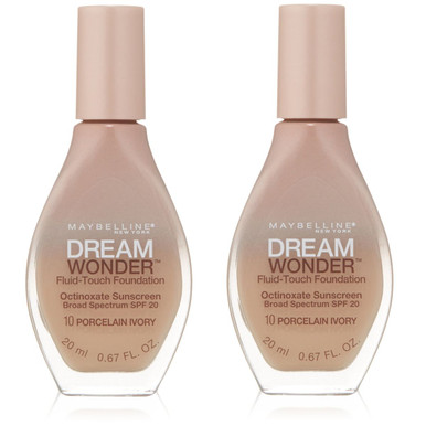 Maybelline Dream Wonder Fluid Touch Foundation (2-Pack)