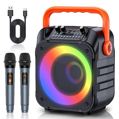 Karaoke Machine with Wireless Microphones