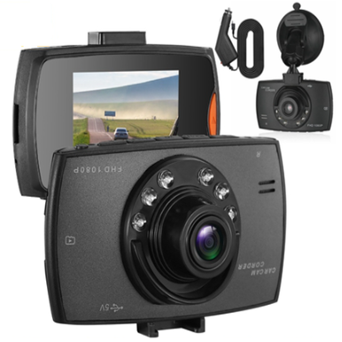 1080p Car DVR Dash Camera with Loop Recording & Night Vision