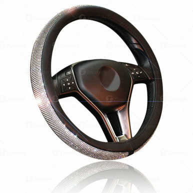 Zone Tech Shiny Bling Steering Wheel Cover